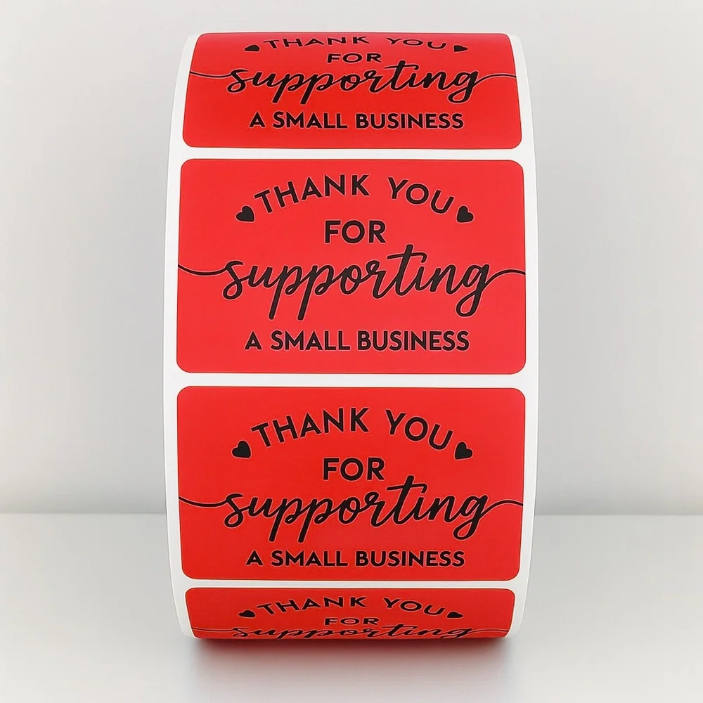 Customer Appreciation Stickers - Small Business Packaging Seals sticker label